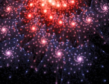 Yaratıcı tasarım için soyut fraktal çizim