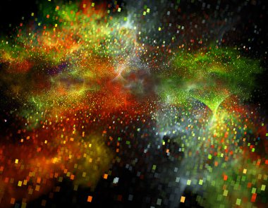 Yaratıcı tasarım için soyut fraktal çizim