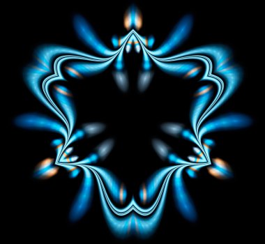 Yaratıcı tasarım için soyut fraktal çizim