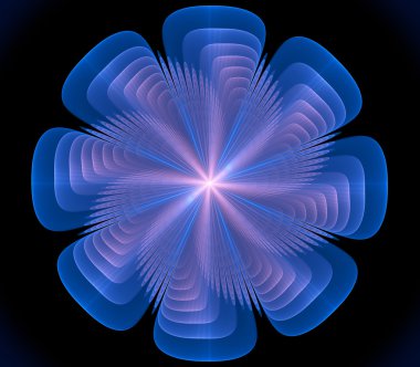 Yaratıcı tasarım için soyut fraktal çizim