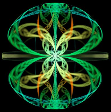 Yaratıcı tasarım için soyut fraktal çizim