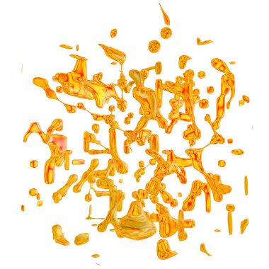 üç boyutlu kaotik cstructure 3D çizimi