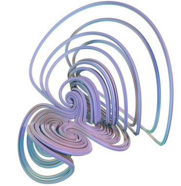 soyut resimler 3D çizimi