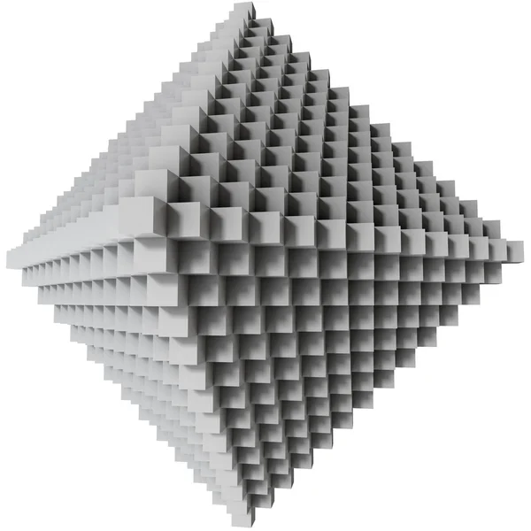 3D απεικόνιση του τρισδιάστατου ρόμβο αντικειμένου — Φωτογραφία Αρχείου