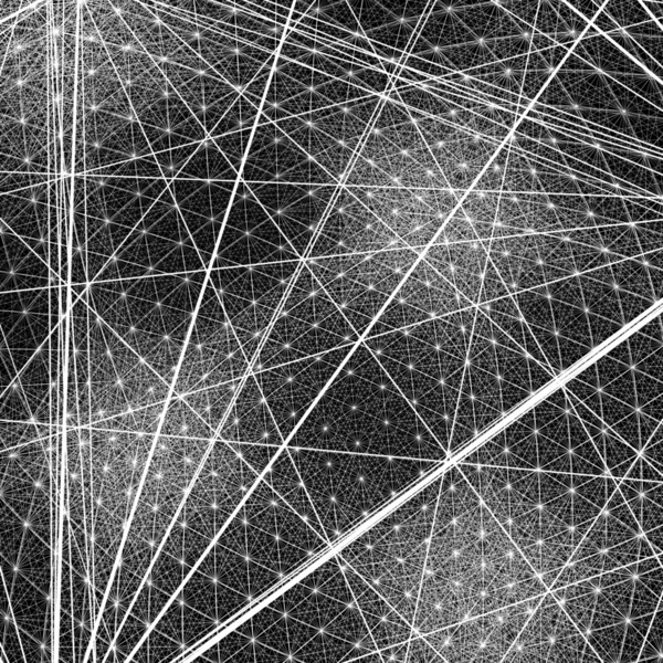 3D illustration of network grid surface