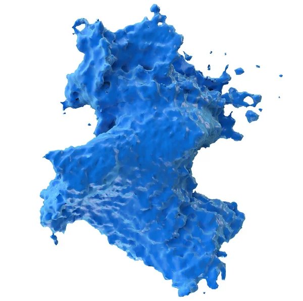3D ilustracja płyn rozchlapać ruch — Zdjęcie stockowe
