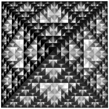 3D poligonal yapısının resmini