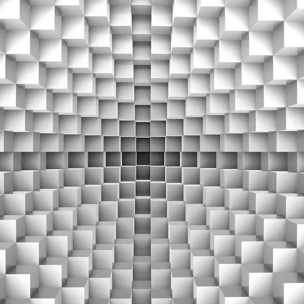 三维小立方体表面的例证 — 图库照片