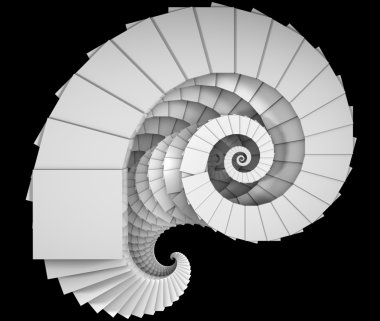 sarmal nesne 3D çizimi