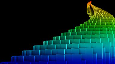 sarmal nesne 3D çizimi
