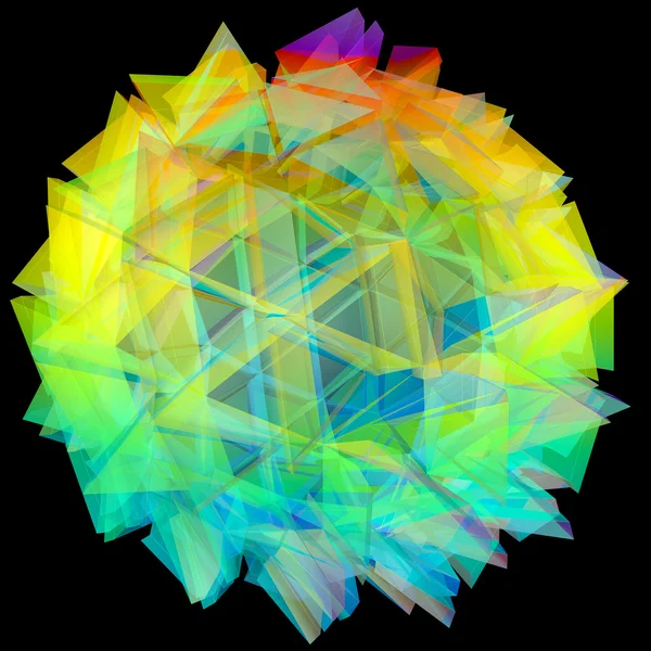 3D illustration of network grid globe — Stock Photo, Image