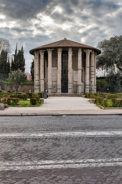 Hercules Victor, Hercules Olivarius, Piazza Bocca della Verita, Forum Boarium, Rome — 스톡 사진