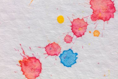 Kağıt parçasına çizilen el makrofotoğrafçılığı