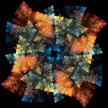 Yaratıcı tasarım için soyut fraktal illüstrasyon desen gibi görünüyor.