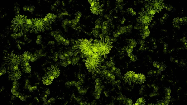 Abstract fractal illustratie voor creatief ontwerp ziet eruit als bloem. — Stockfoto