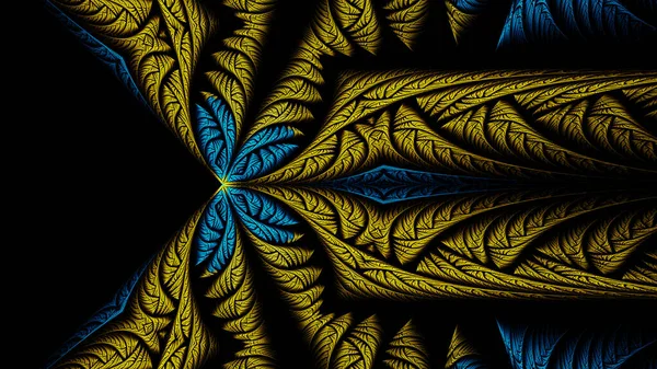 Abstracte fractal illustratie voor creatief ontwerp — Stockfoto