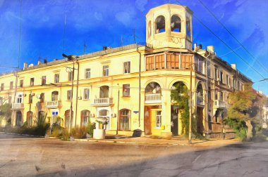 1950 'lerin renkli resimleri Sivastopol ve Kırım' a benziyor.