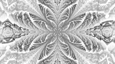 Yaratıcı tasarım için soyut fraktal çizim çiçek gibi görünüyor.