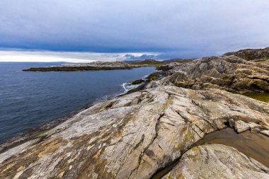 Barents Denizi 'ndeki güzel kutup yazı manzarası