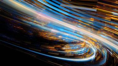 Yaratıcı tasarım için soyut fraktal çizim