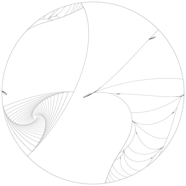 Ilustração fractal abstrato para design criativo se parece com padrão no fundo branco. — Fotografia de Stock