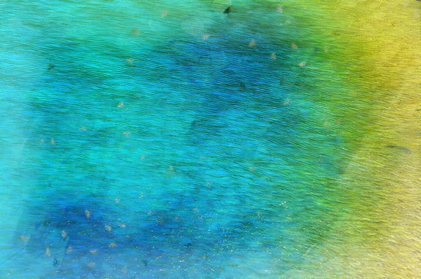 Hermosa pintura colorida del agua del lago Baikal —  Fotos de Stock