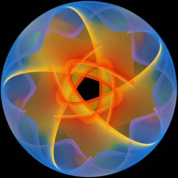 Ilustración 3D del fractal abstracto para el diseño creativo Imagen De Stock
