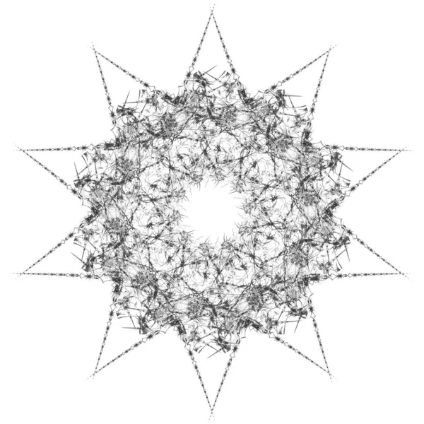 Ilustración 3D del fractal abstracto para el diseño creativo —  Fotos de Stock