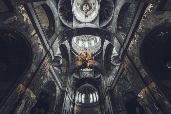 New Athos St. Panteleimon church interiors, Abkhazia. — Stock Photo, Image