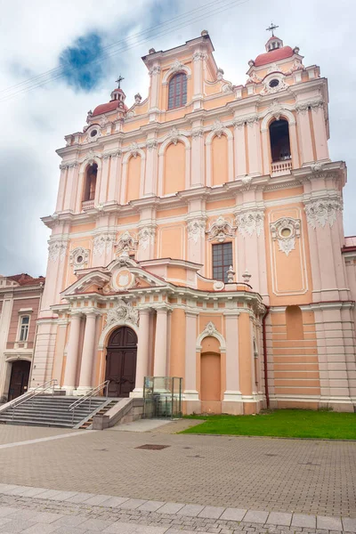 Kutsal Ruh 'un Dominik Kilisesi, Vilnius, Litvanya. — Stok fotoğraf