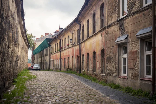 Litvanya 'nın Vilnius kentindeki cadde manzarası. — Stok fotoğraf