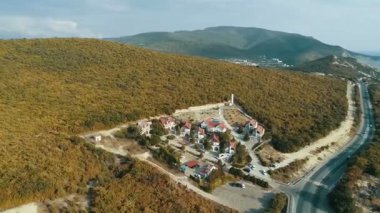 Karadeniz kıyısındaki tatil beldesinde İHA görüntüsü