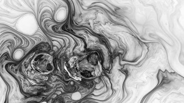 Yaratıcı tasarım için soyut fraktalın 3 boyutlu çizimi sıvılaştırılmış inciye benziyor..