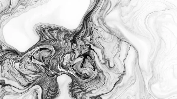 Ilustración 3D de fractal abstracto para el diseño creativo parece perla licuada. Imagen De Stock