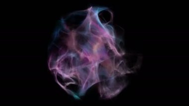 3D rendered video looks like smoke on black background.