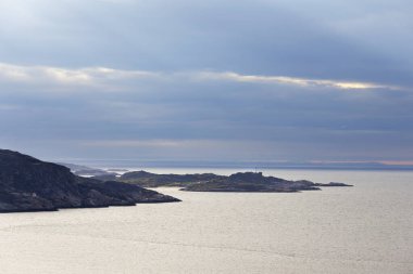 Barents Denizi 'ndeki güzel kutup yazı manzarası