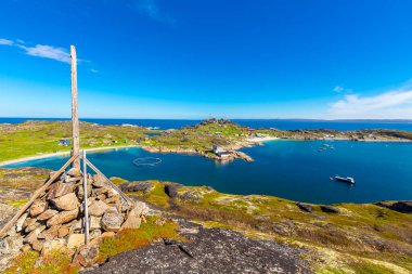 Barents Denizi 'ndeki güzel kutup yazı manzarası