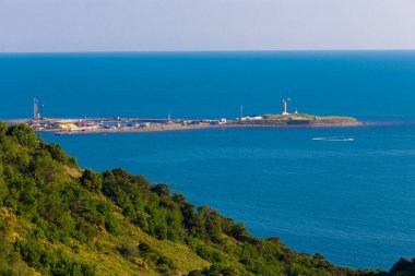 Yazın güzel deniz manzarası, Karadeniz.