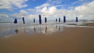 Deniz Sahil plaj dalga dalga sörf deniz kıyısı okyanus şemsiye