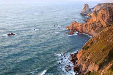 Günbatımı cape Cabo da Roca, Portekiz