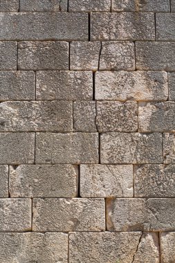 Doğal eski taş duvar doku eski harabe duvar duvar
