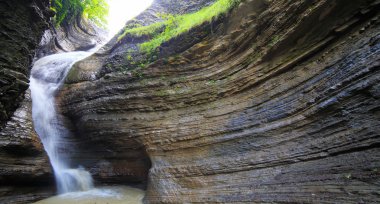 Mountais, şelale orman nehir su doğa yeşil