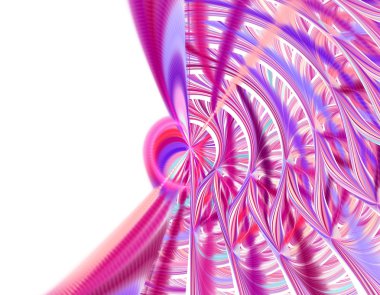 yaratıcı tasarım için 3D soyut fraktal resimde arka plan