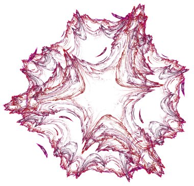 yaratıcı tasarım için 3D soyut fraktal resimde arka plan