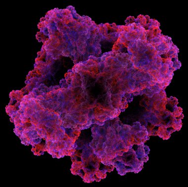 yaratıcı tasarım için 3D soyut fraktal resimde arka plan