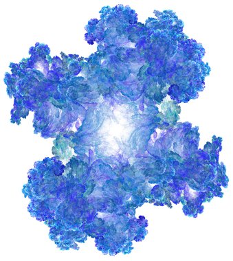 yaratıcı tasarım için 3D soyut fraktal resimde arka plan