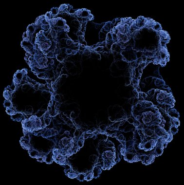 yaratıcı tasarım için 3D soyut fraktal resimde arka plan
