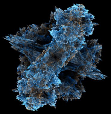 yaratıcı tasarım için 3D soyut fraktal resimde arka plan