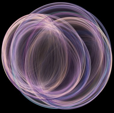 yaratıcı tasarım için 3D soyut fraktal resimde arka plan