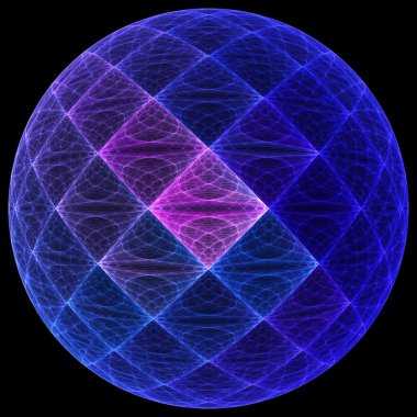 yaratıcı tasarım için 3D soyut fraktal resimde arka plan